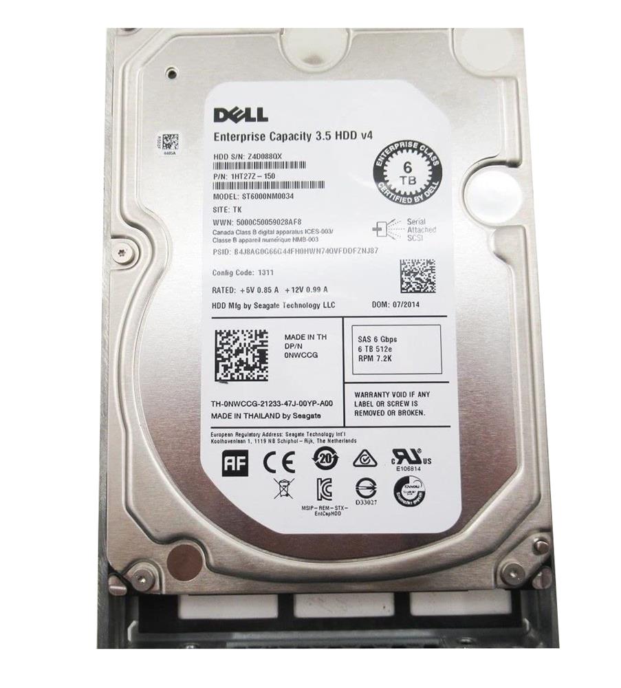 HEAD-HDD-126TB Nimble Storage 6TB 7200RPM SAS 12Gbps 3.5-inch Internal Hard Drive (21-Pack)
