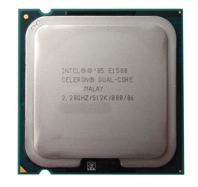 HH80557PG049D Intel Celeron E1500 Dual Core 2.20GHz 800MHz FSB 512KB L2 Cache Socket LGA775 Desktop Processor