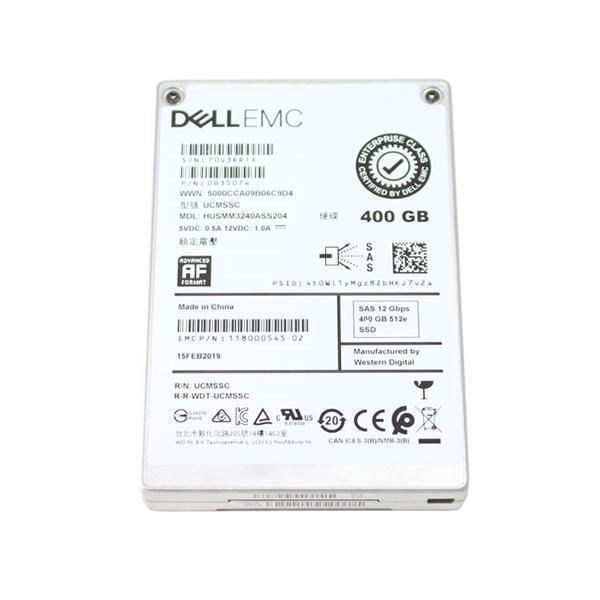 HL6FM400FBTUT2 Dell EMC 400GB SAS 6Gbps 3.5-inch Internal Solid State Drive (SSD)
