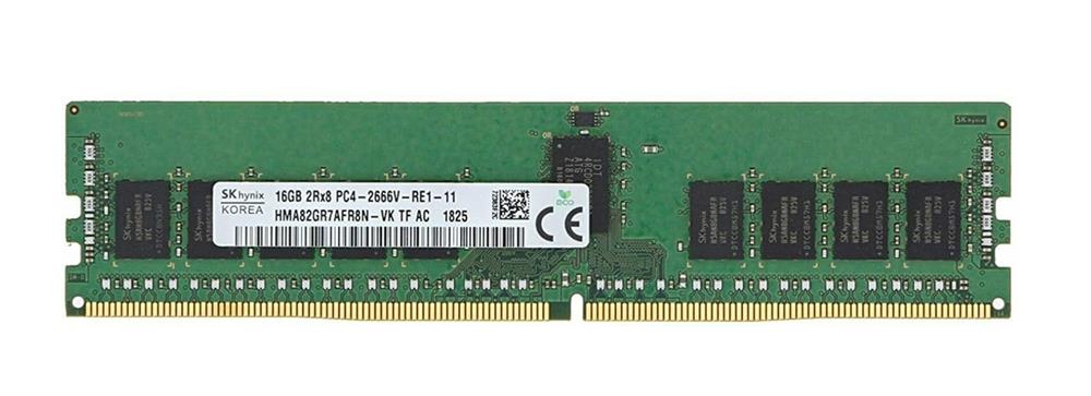 HMA82GR7AFR8N-VK Hynix 16GB PC4-21300 DDR4-2666MHz Registered ECC CL19 288-Pin DIMM 1.2V Dual Rank Memory Module
