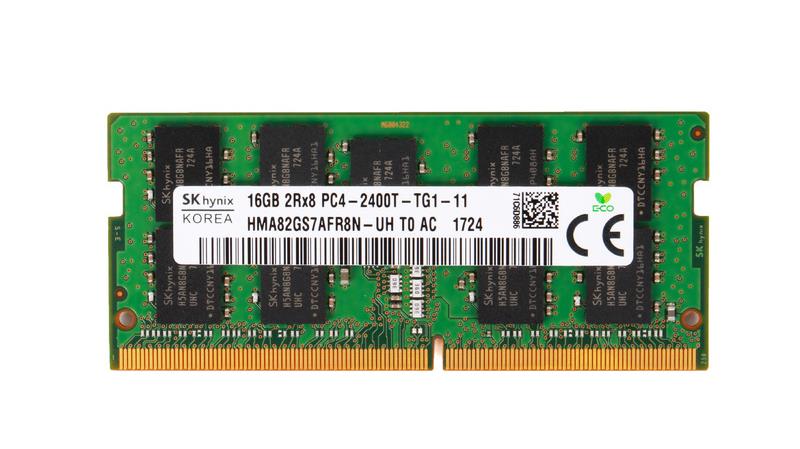 HMA82GS7AFR8N-UH Hynix 16GB PC4-19200 DDR4-2400MHz ECC Unbuffered CL17 260-Pin SoDimm 1.2V Dual Rank Memory Module