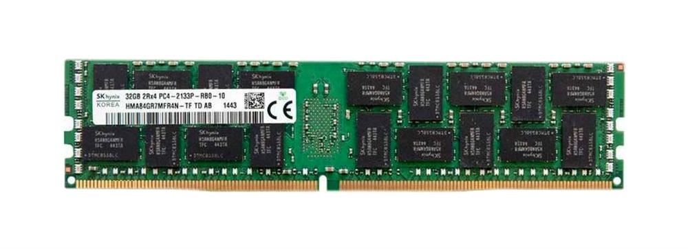 HMA84GR7AFR4N-TF Hynix 32GB PC4-17000 DDR4-2133MHz Registered ECC CL15 288-Pin DIMM 1.2V Dual Rank Memory Module