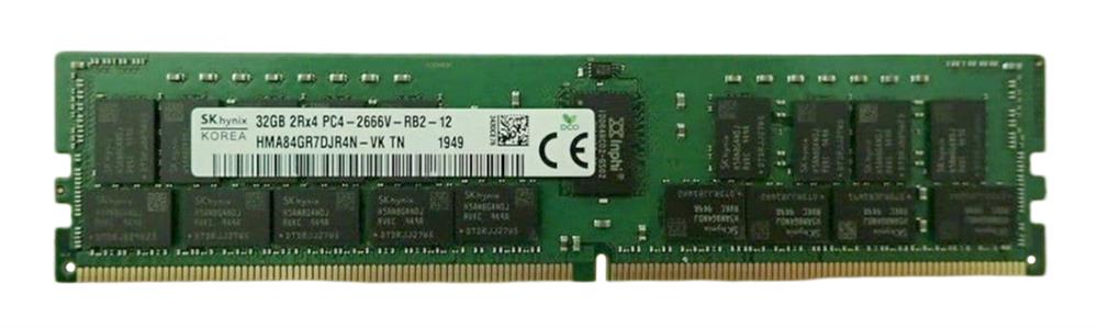 HMA84GR7DJR4N-VKTN Hynix 32GB PC4-21300 DDR4-2666MHz Registered ECC CL19 288-Pin DIMM 1.2V Dual Rank Memory Module