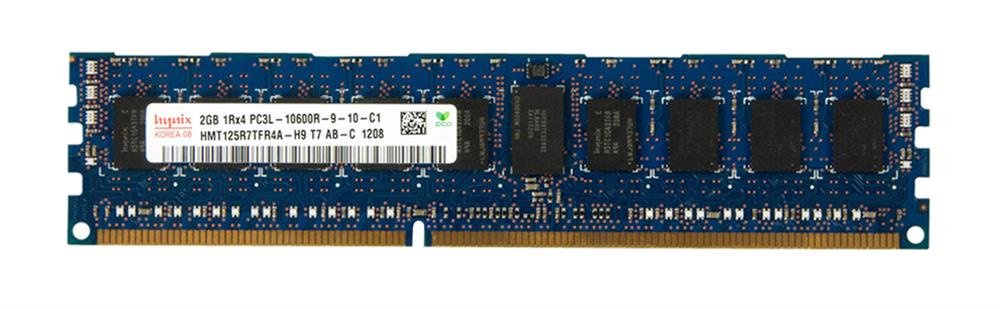 HMT125R7TFR4A-H9T7 Hynix 2GB PC3-10600 DDR3-1333MHz ECC Registered CL9 240-Pin DIMM 1.35V Low Voltage Single Rank Memory Module