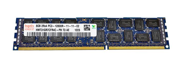 HMT31GR7CFR4C-PB Hynix 8GB PC3-12800 DDR3-1600MHz ECC Registered CL11 240-Pin DIMM Dual Rank Memory Module