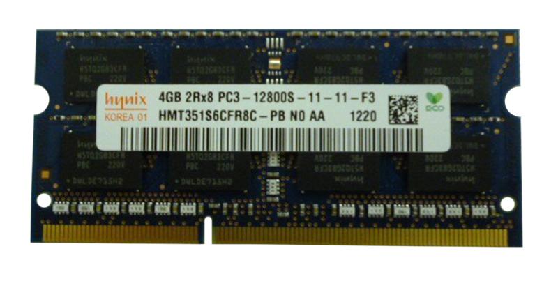 HMT351S6CFR8C-G7 Hynix 4GB PC3-8500 DDR3-1066MHz non-ECC Unbuffered CL7 204-Pin SoDimm Dual Rank Memory Module