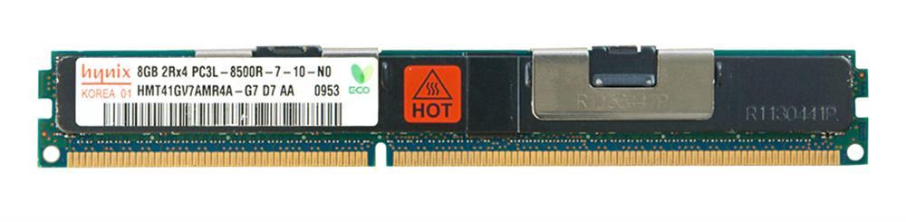 HMT41GV7AMR4A-G7D7-AA Hynix 8GB PC3-8500 DDR3-1066MHz ECC Registered CL7 240-Pin DIMM 1.35V Low Voltage Very Low Profile (VLP) Dual Rank Memory Module