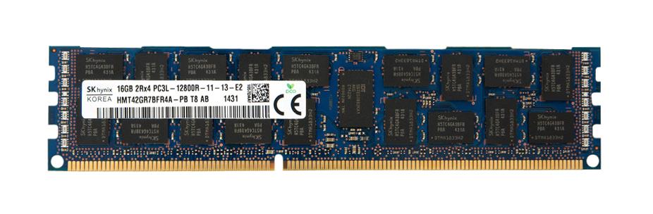 HMT42GR7BFR4A-PBT8 Hynix 16GB PC3-12800 DDR3-1600MHz ECC Registered CL11 240-Pin DIMM 1.35V Low Voltage Dual Rank Memory Module