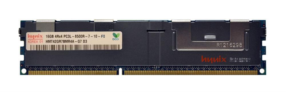 HMT42GR7BMR4A-G7D3 Hynix 16GB PC3-8500 DDR3-1066MHz ECC Registered CL7 240-Pin DIMM 1.35V Low Voltage Quad Rank Memory Module