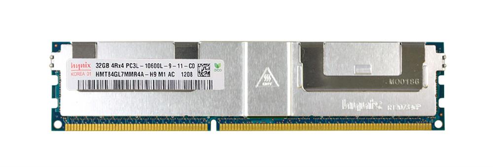HMT84GL7MMR4A-H9M1-AC Hynix 32GB PC3-10600 DDR3-1333MHz ECC Registered CL9 240-Pin Load Reduced DIMM 1.35V Low Voltage Quad Rank Memory Module