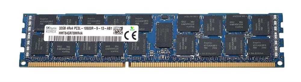 HMT84GR7BMR4A-PBD8 Hynix 32GB PC3-12800 DDR3-1600MHz ECC Registered CL11 240-Pin DIMM 1.35V Low Voltage Quad Rank Memory Module