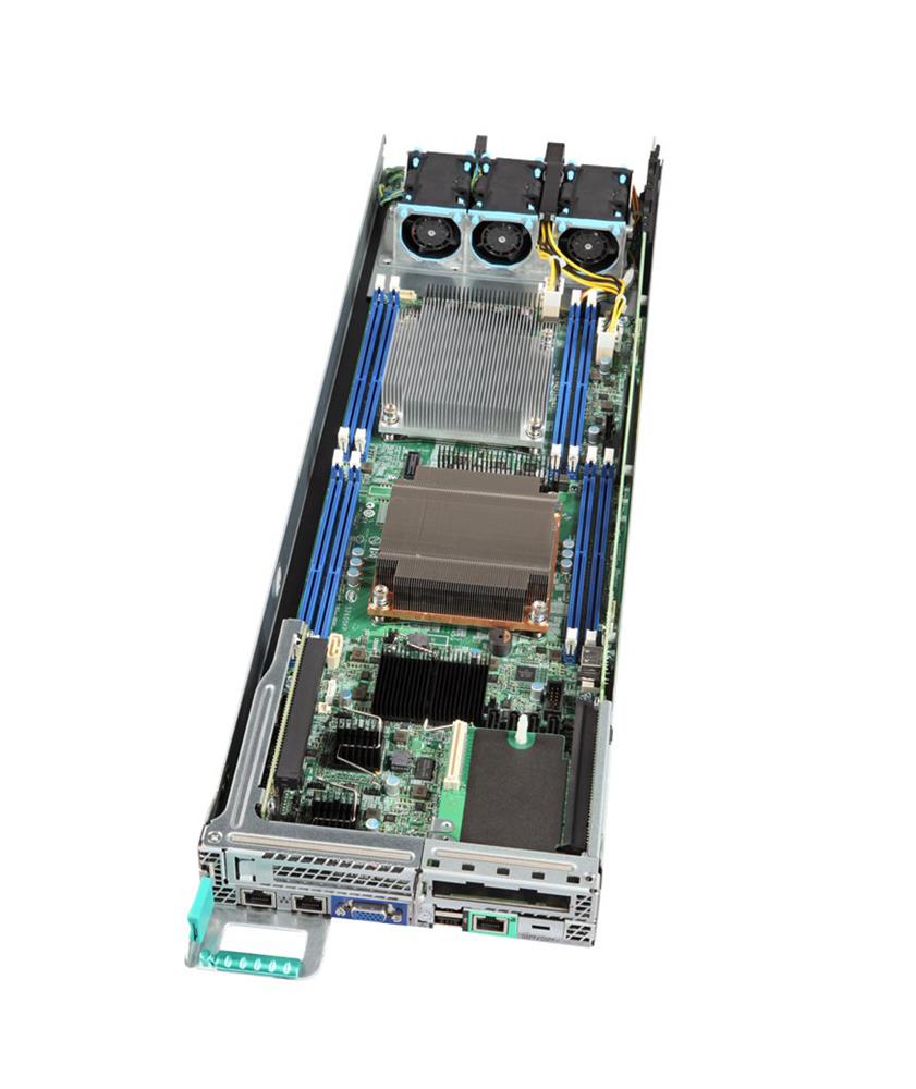 HNS2600KPF Intel Hot Pluggable High-density Compute Module Integrated with the Intel Server Board S2600KPF for Higher Memory Bandwidth, InfiniBand FDR (56-Gb/s), and Flexible Configuration Options for Intel Server Chassis H2000 Family (Refurbished)