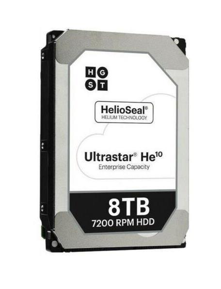 HUH721008AL5201 HGST Hitachi Ultrastar He10 8TB 7200RPM SAS 12Gbps 256MB Cache (SED / 512e) 3.5-inch Internal Hard Drive