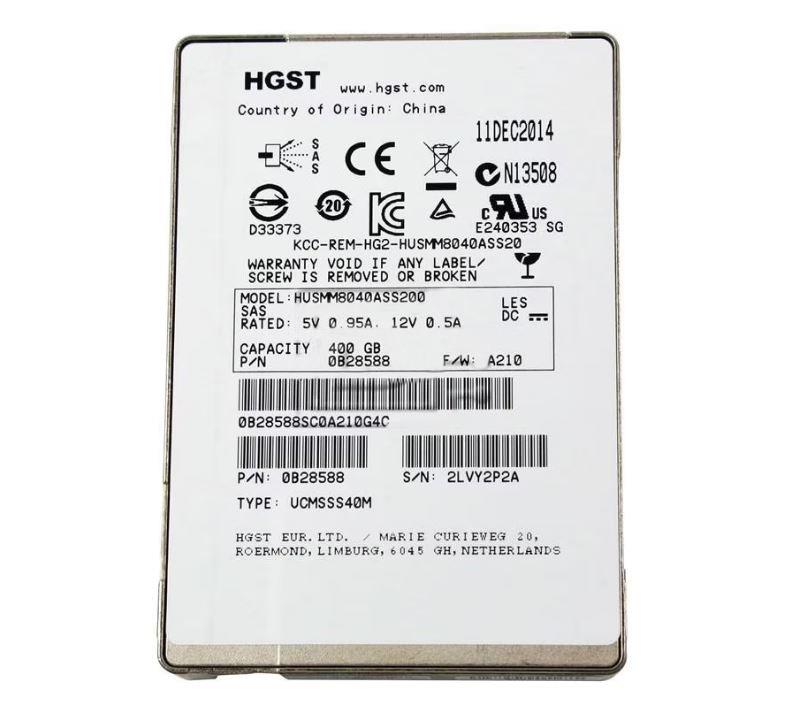 HUSMM8040ASS200-IISI EMC 400GB MLC SAS 12Gbps 2.5-inch Internal Solid State Drive (SSD) in 3.5-inch Carrier