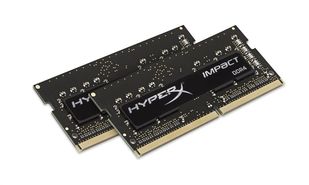 HX426S15IBK2/16 Kingston HyperX Impact 16GB Kit (2 X 8GB) PC4-21300 DDR4-2666MHz non-ECC Unbuffered CL15 (15-15-15) 260-Pin SoDimm 1.2V Memory (Kit of 2)