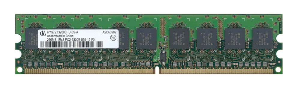 3D-60D235N727-256M 256MB Module DDR2 PC2-5300 CL=5 Unbuffered ECC DDR2-667 1.8V 32Meg x 72 for Intel SE7230NH1-E Server n/a