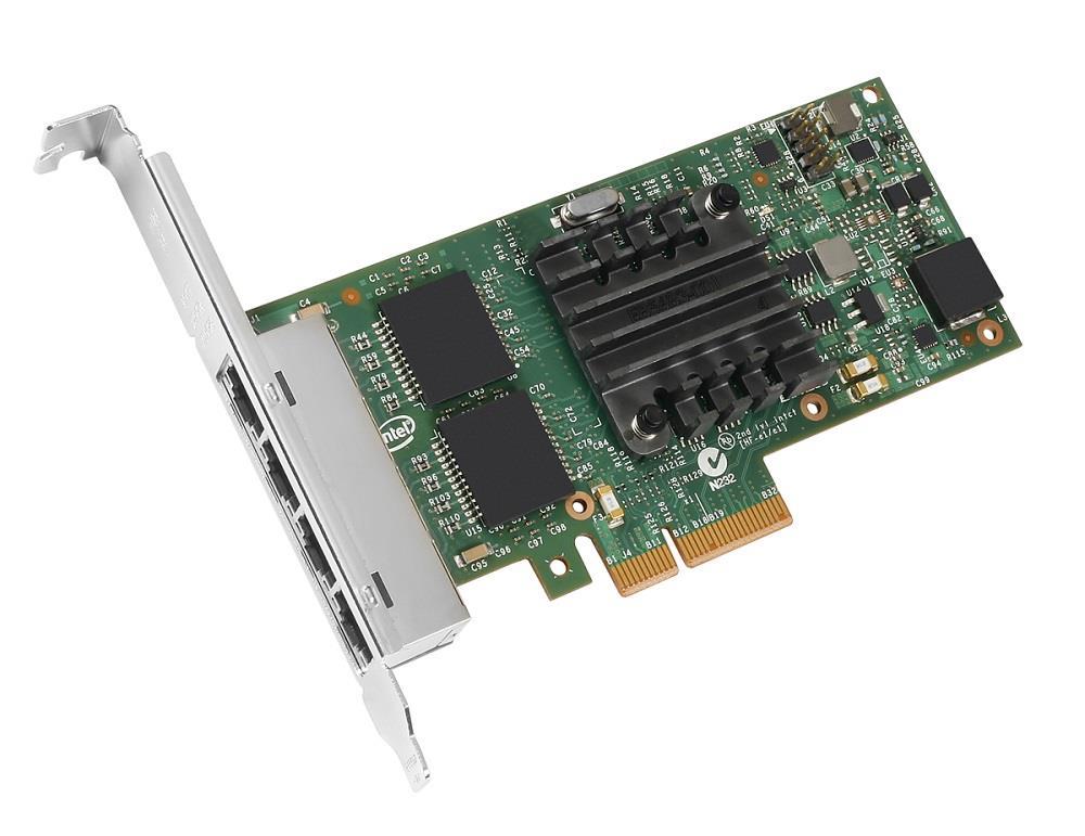 I350-T4 Intel I350 Quad-Ports RJ-45 1Gbps 10/100/1000Base-T PCI Express x4 Ethernet Server Network Adapter