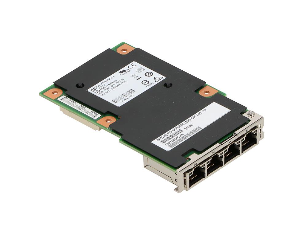 I357-T4 Intel 4-Port 1Gb/s RJ-45 GE 10/100/1000Base-T Network Adapter