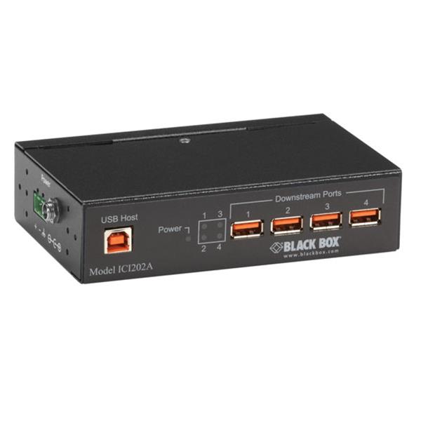 ICI202A Black Box Industrial Grade 4-Port USB Hub