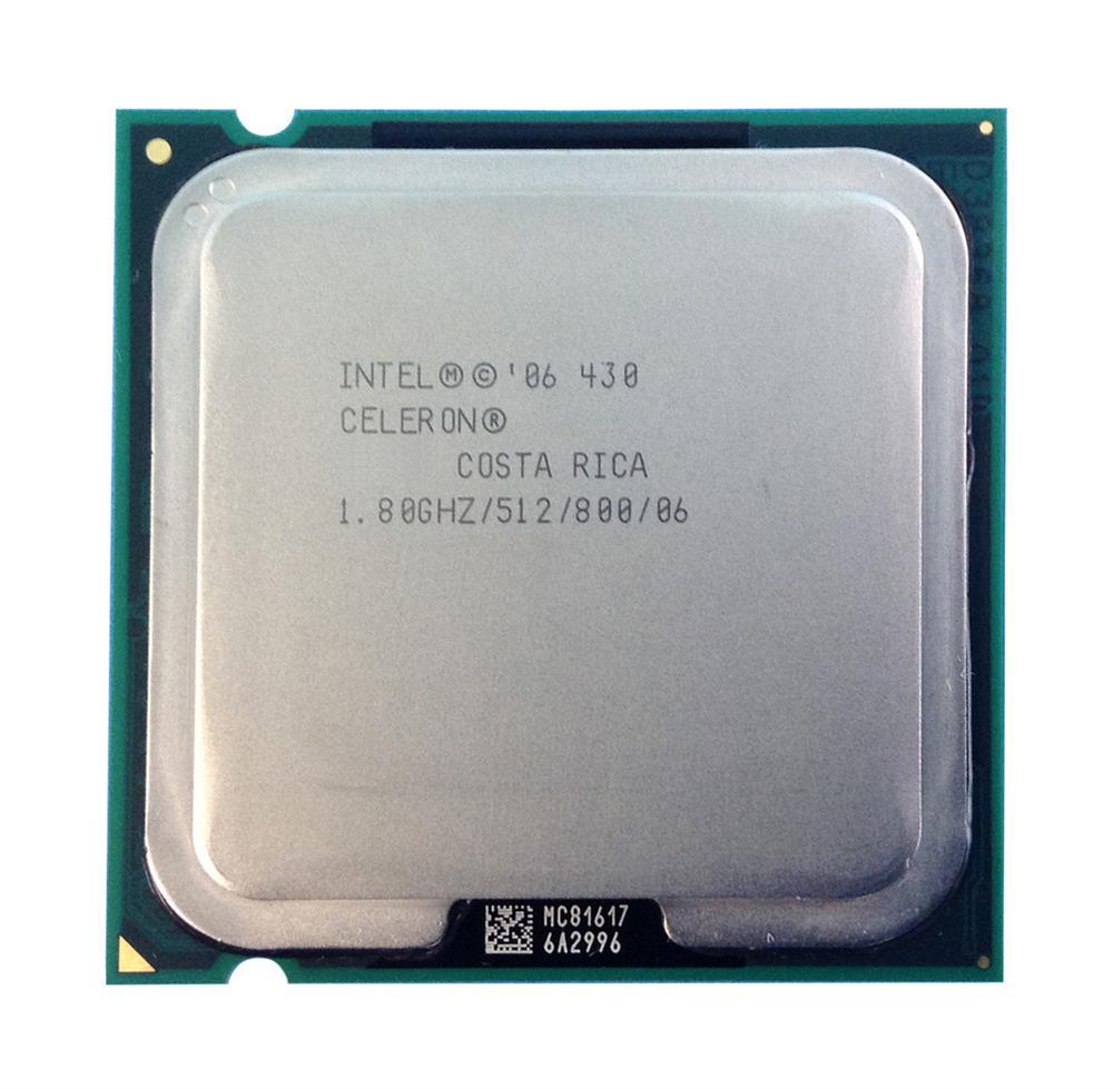 INT80557430 Intel Celeron 430 1.80GHz 800MHz FSB 512KB L2 Cache Socket LGA775 Desktop Processor
