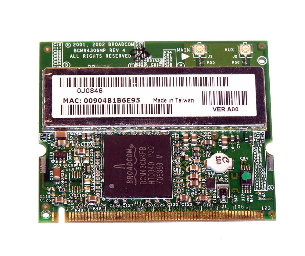 J0846 Dell Wireless Mini PCI Network Card TM1300 & 802.11b/g