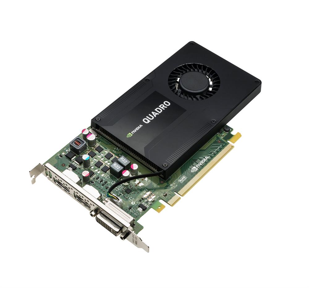 J0G89A HP NVIDIA Quadro K2200 PCI-Express x16 4GB GDDR5 1-DVI-D and 2-DisplayPort Video Graphics Accelerator Card