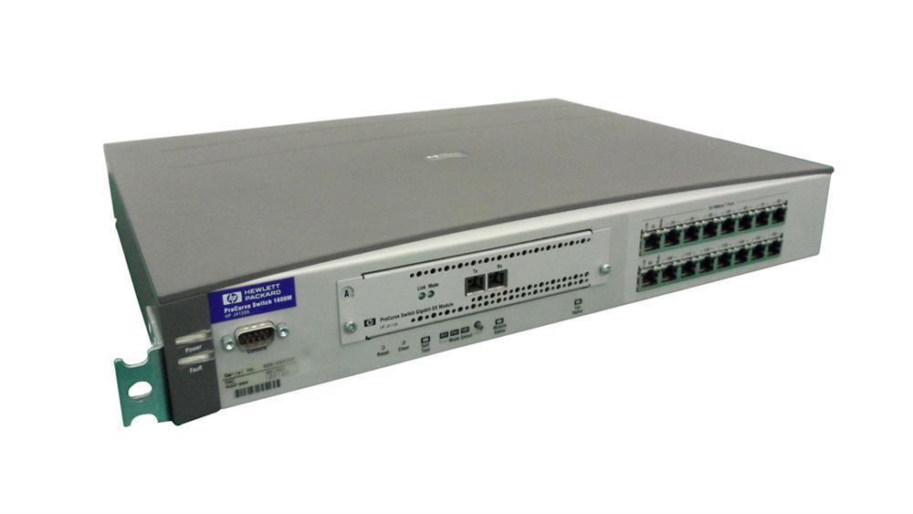 J4120A HP ProCurve 1600M Ethernet Switch 16-Ports s Manageable 16 x RJ-45 1 x Expansion Slots 10/100Base-TX (Refurbished)