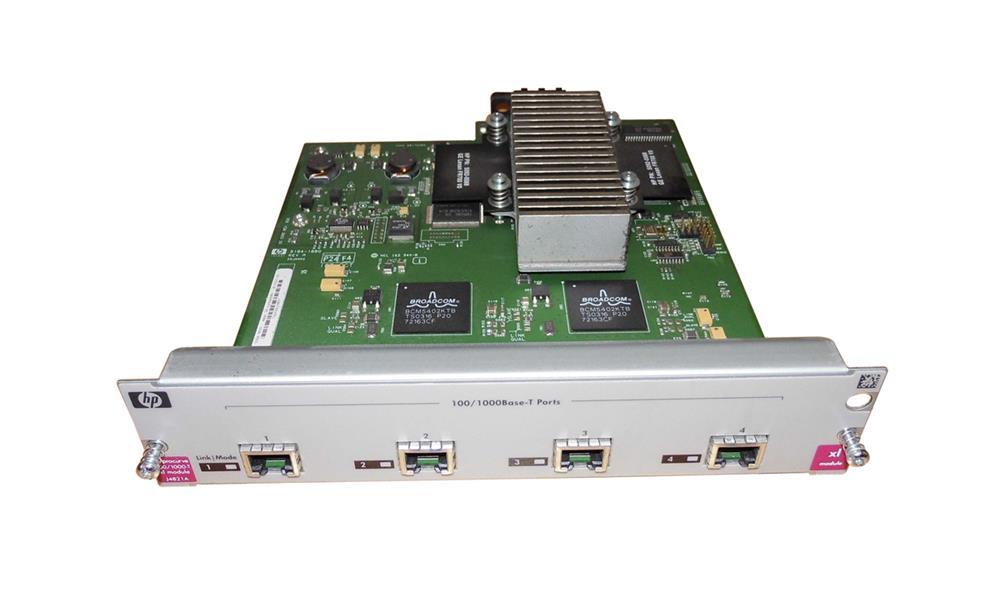J4821-69001 HP ProCurve 5300xl 4-Port RJ-45 Gigabit Ethernet 100/1000Base-T Switch Expansion Module (Refurbished)