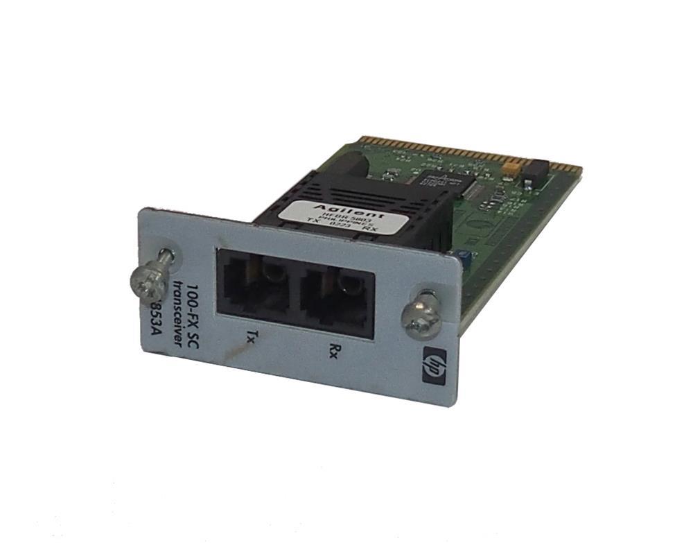 J4853-60001-1 HP ProCurve 100Mbps 100Base-FX Multi-mode Fiber 2km 1300nm SC Connector Fast Ethernet Plug-in Transceiver Module