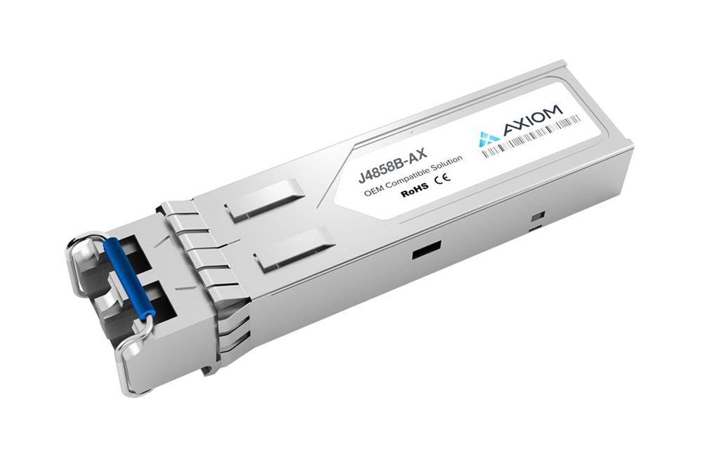 J4858B-AX Axiom 1Gbps 1000Base-SX Multi-mode Fiber 550m 850nm Duplex LC Connector SFP (mini-GBIC) Transceiver Module for HP Compatible