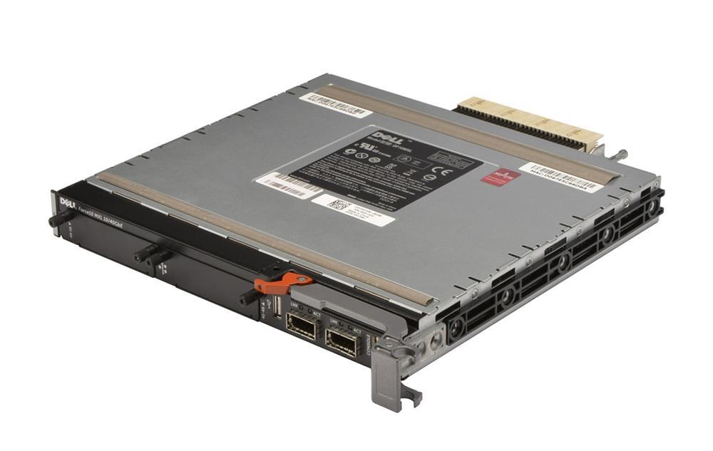 J5W8K Dell PowerConnect MXL Dual-Ports 40Gbps Gigabit Ethernet QSFP+ Switch I/O Module for PowerEdge M1000e Server (Refurbished)