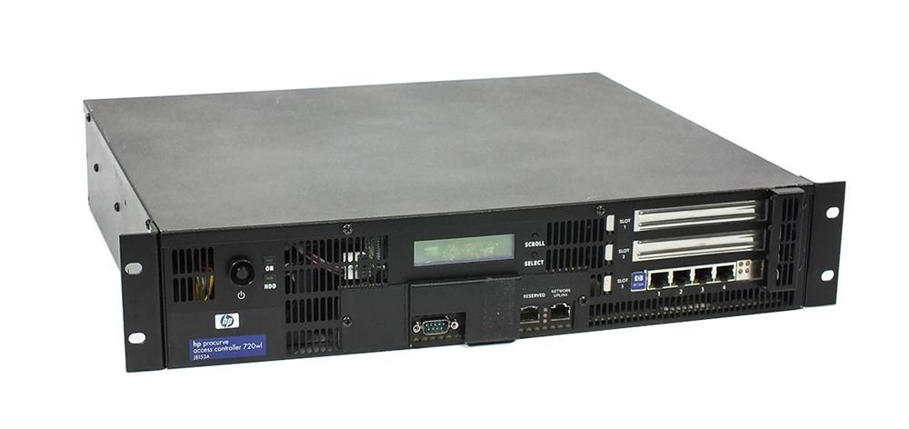 J8153A#ABA HP ProCurve Remote Access Server 720WL Access Controller 1/3 4-Ports Fast Ethernet and 1-Port Gigabit Ethernet