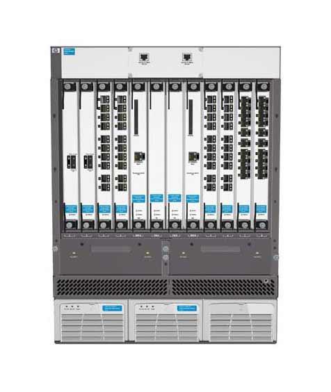 J8727A#ARB HP ProCurve 8108FL 8-Ports Expansion Slots Rack-mountable 13U Switch Chassis (Refurbished)