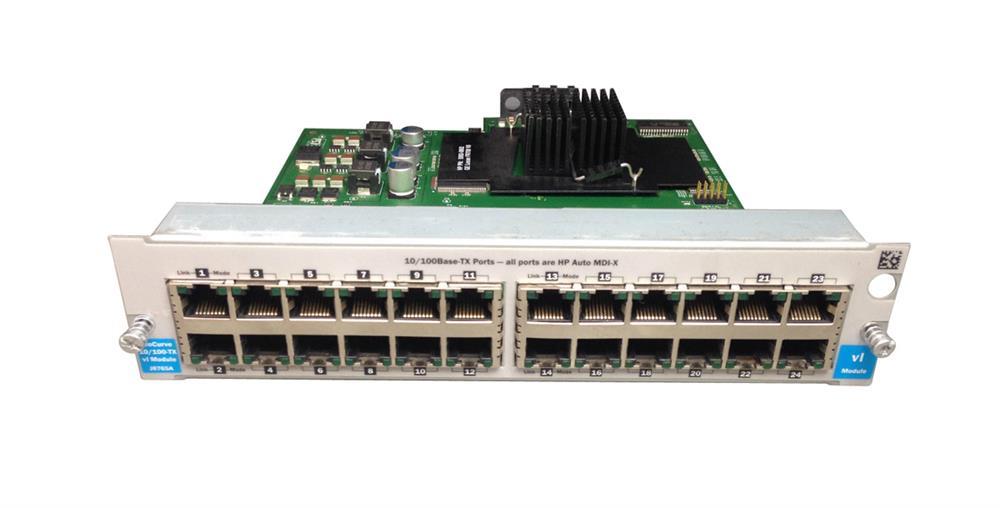 J8765-69001 HP ProCurve Switch VL 24-Ports RJ-45 10/100Base-TX Fast Ethernet Switch Module 3U (Refurbished)