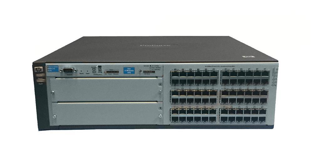J8772AR HP ProCurve 4202vl-72 72-Ports 10/100Base-TX RJ-45 Manageable Rack-mountable 3U Switch Chassis with 2x Expansion Slots (Refurbished)