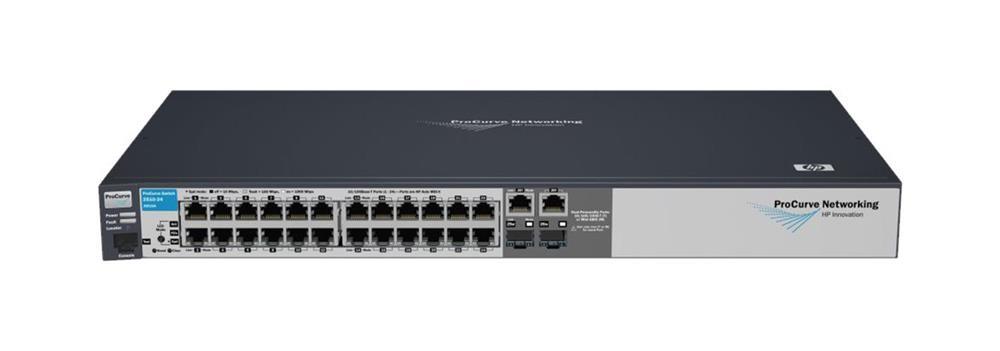 J9019AR HP ProCurve E2510-24 24-Ports Managed Stackable Layer-2 Fast Ethernet Switch + 2x10/100/1000Base-T/SFP (mini-GBIC) 1U Rack-Mountable (Refurbis (Refurbished)