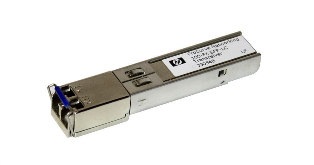 J9054BR HP ProCurve X111 100Mbps 100Base-FX Multi-Mode Fiber 2km 1310nm LC Connector SFP (mini-GBIC) Transceiver Module