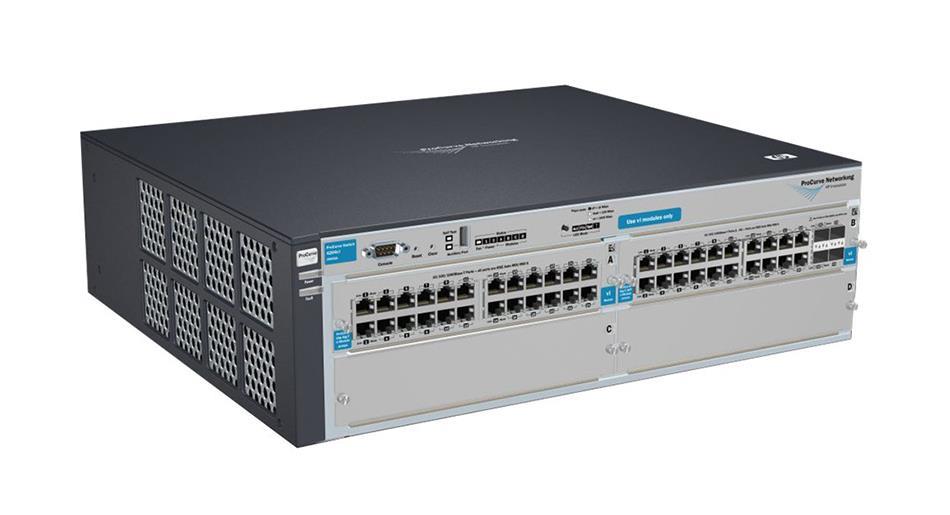 J9064A HP ProCurve E4204vl-48GS 48-Ports Layer-3 Stackable Managed Gigabit Ethernet Switch with 4 x SFP (mini-GBIC) (Refurbished)