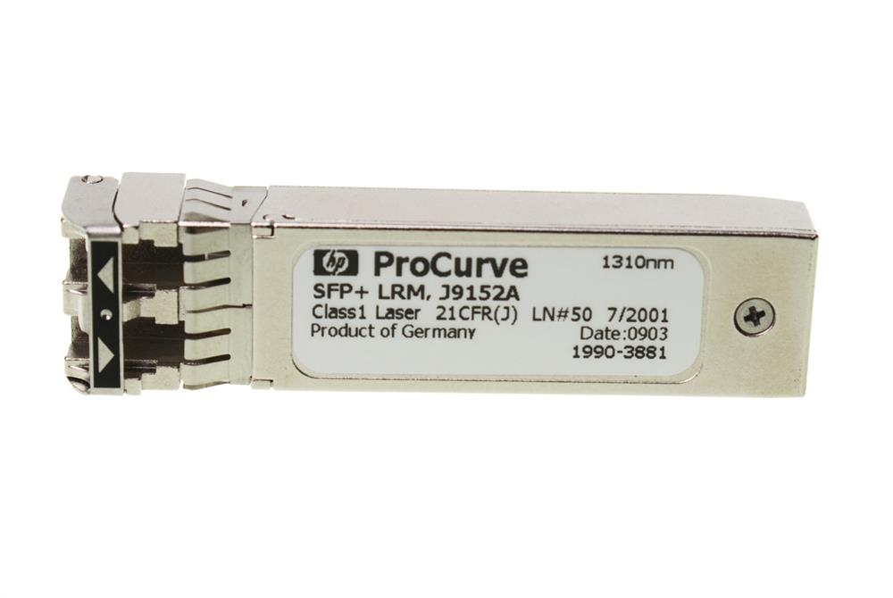 J9152AS HP ProCurve X132 10Gbps 10GBase-LRM Multi-mode Fiber 220m 1310nm Duplex LC Connector SFP+ Transceiver Module for ProCurve 6600/2910al Switch Series