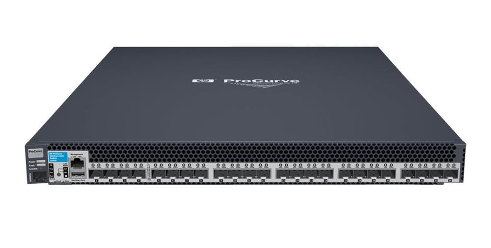 J9265A#ABB HP ProCurve 6600-24XG 24-Ports 10GBE SFP+ Layer3 Manageable Rack-mountable Gigabit Ethernet Switch (Refurbished)