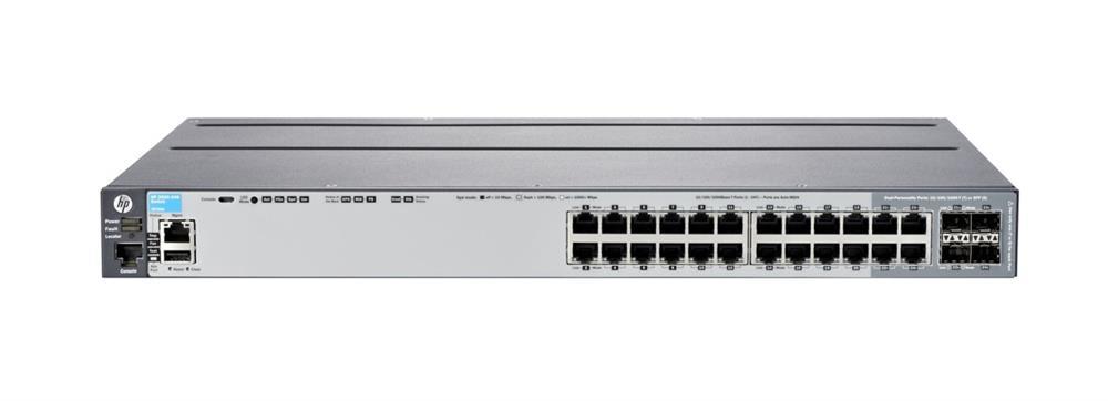 J9726A#ACC HP 2920-24G 24-Ports RJ-45 10/100/1000Base-T PoE+ Manageable Rack-Mountable with combo Gigabit SFP Switch (Refurbished)
