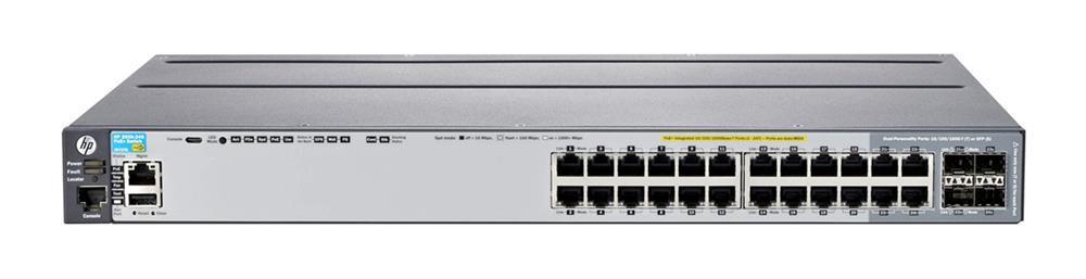 J9727A#ACC HP 2920-24G 24-Ports RJ-45 10/100/1000Base-T PoE+ Manageable Rack-Mountable with combo Gigabit SFP Switch (Refurbished)
