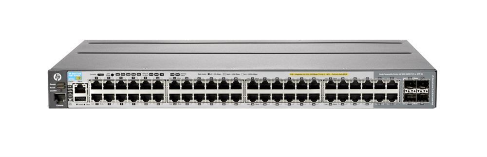 J9729A#ACC HP 2920-48G 48-Ports RJ-45 10/100/1000Base-T PoE+ Manageable Rack-Mountable with combo Gigabit SFP Switch (Refurbished)