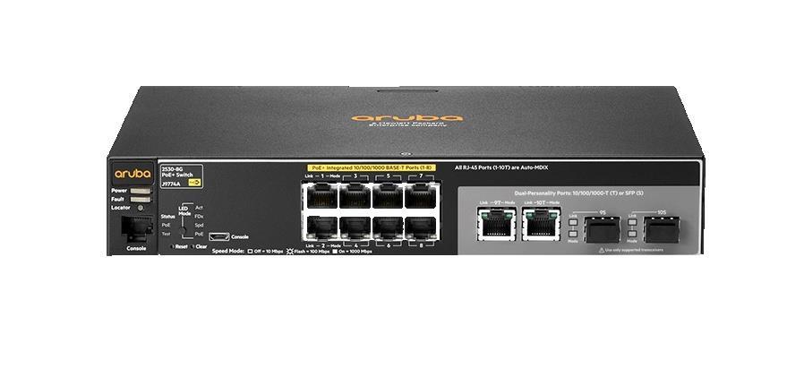 J9774A-ABB HP c 2530-8g-poe+ Switch (Refurbished)