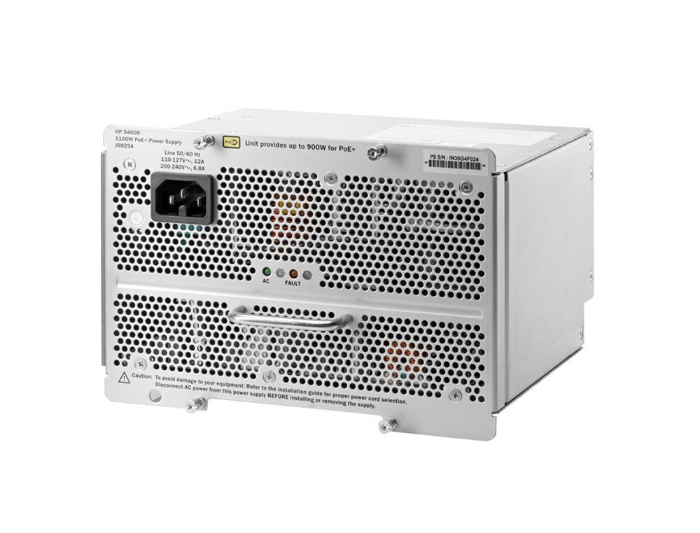 J9829-61001 HP 1100-Watt Power Supply for 5400R ZL2 PoE+ Switch Series