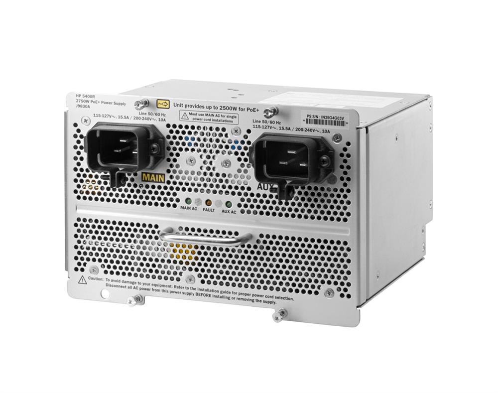 J9830A HP 2750-Watts Power Supply with Switch Module for ZL2 Series