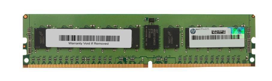 J9P82AT HP 8GB PC4-17000 DDR4-2133MHz Registered ECC CL15 288-Pin DIMM 1.2V Single Rank Memory Module
