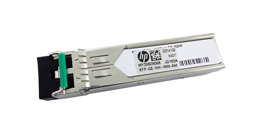 JD103A HP X120 1Gbps 1000Base-ZX Single-mode Fiber 100km 1550nm Duplex LC Connector SFP Transceiver Module