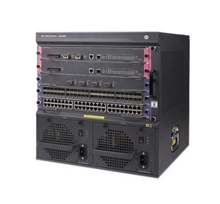 JD240CR HP 7503 Switch Chassis Refurbished 5 Expansion Slot USB Modular 3 Layer Supported 9U High 10GbE Rack-mountable