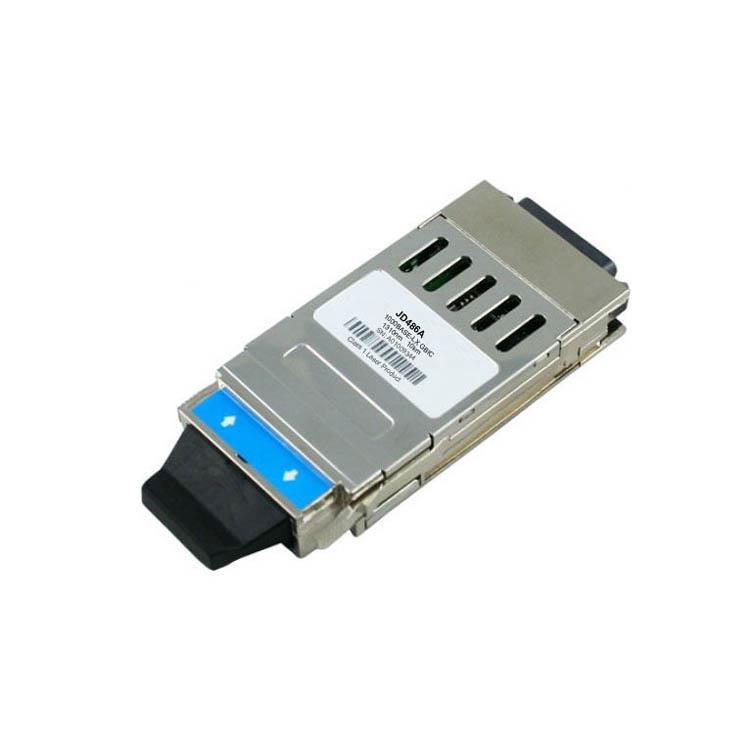 JD486A HP X120 1Gbps 1000Base-LX Single-mode Fiber 10km 1310nm Duplex SC Connector GBIC Transceiver Module
